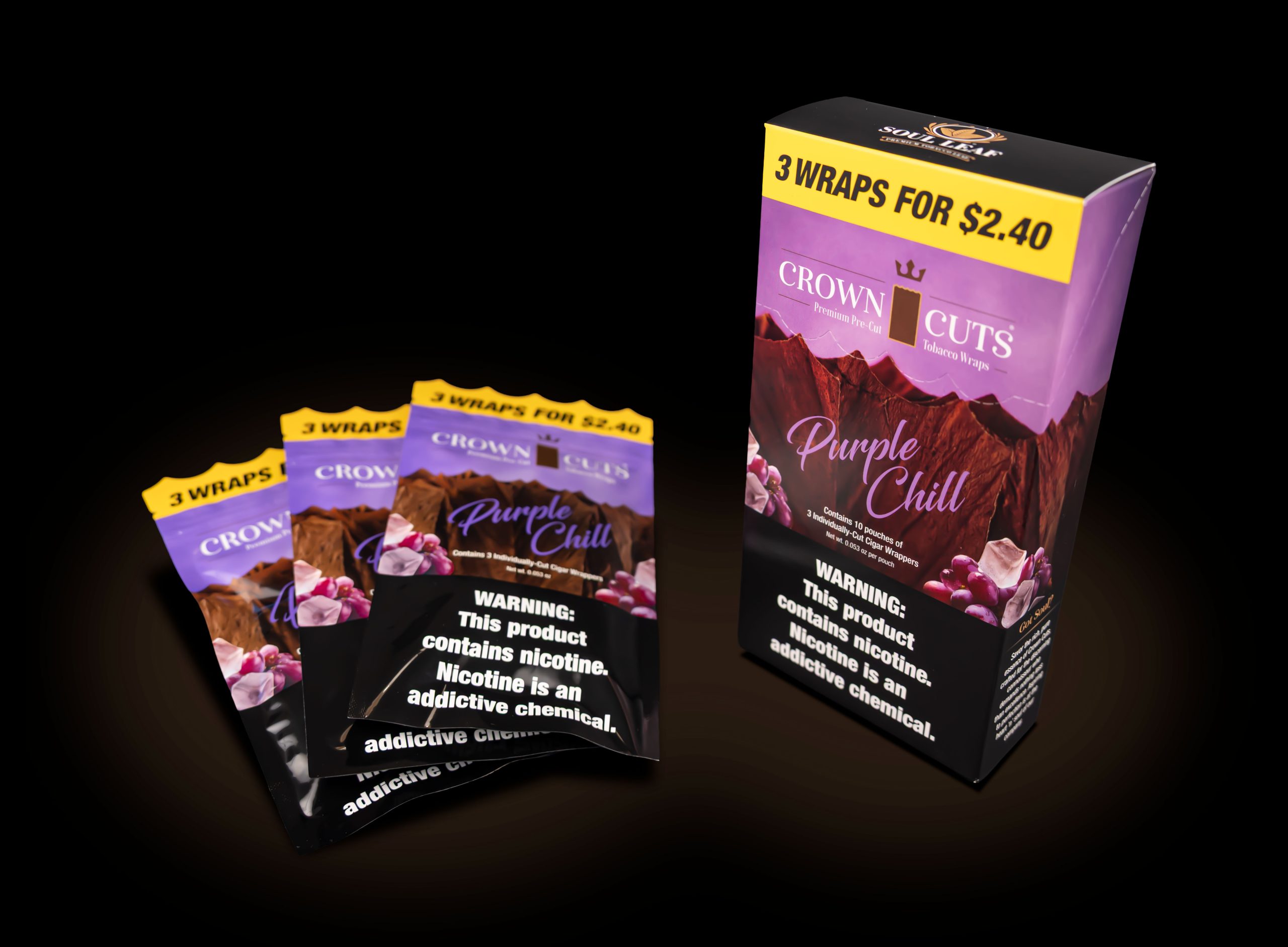 Crown Cuts Purple Chill (3 pk)